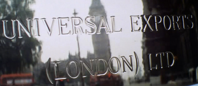 Universal Exports London Sign